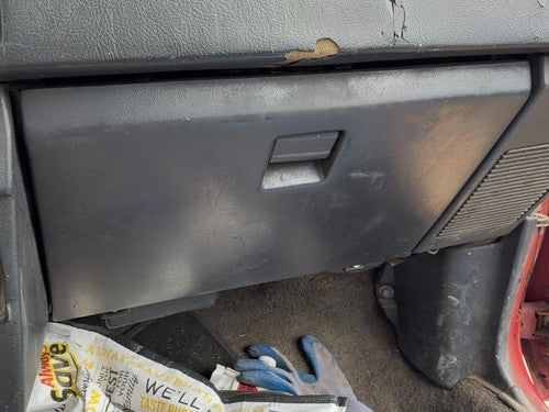 1987-1988 Toyota FX Glove Box Assembly Complete Door with Latch OEM Gray