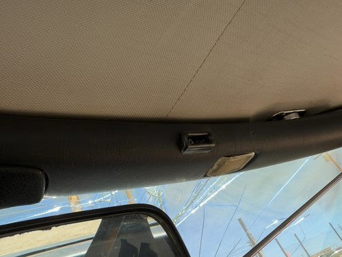 1980 Mercedes 450SL 107 Passenger Right Upper Sun Visor Mount Trim Panel Black