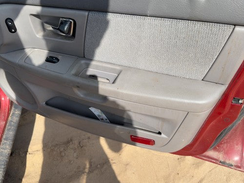 00-02 Taurus Passenger Right Front Door Trim Panel With Switches Graphite Gray