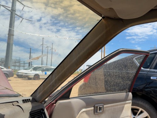 85-88 Nissan Maxima Passenger Right A Pillar Trim Windshield Post Panel Oem Gray