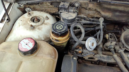 2000 01 Focus Station Wagon Power Steering Fluid Remote Reservoir Tank 2.0L Dohc
