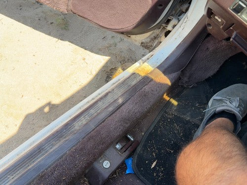 86-89 Accord Lx Driver Left Lower Sill Step Moulding Trim Panel Oem Sedan Maroon