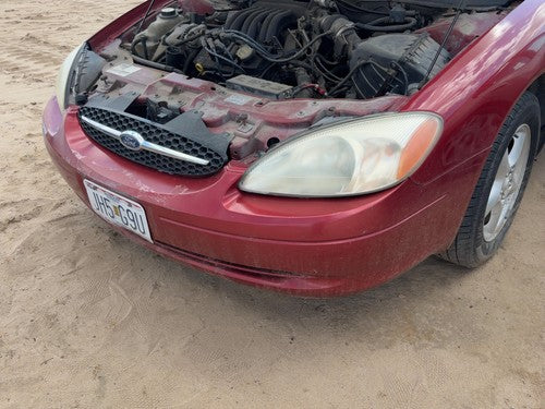 2000-2003 Ford Taurus Front Bumper Cover Assembly Oem Red 2F1Z17D957Ba