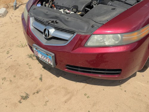 2004-2006 Acura Tl Front Bumper Cover Assembly Oem 3.2L Redondo Red