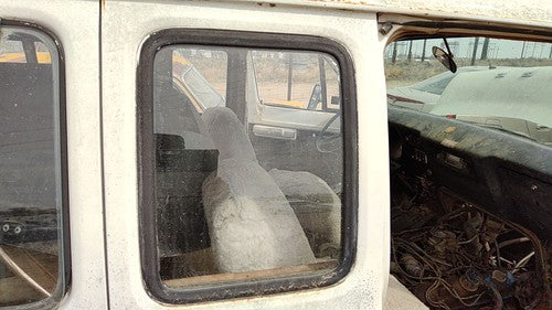 1971-1977 Dodge Van B200 Passenger Right Rear Side Window Door Glass Oem Front