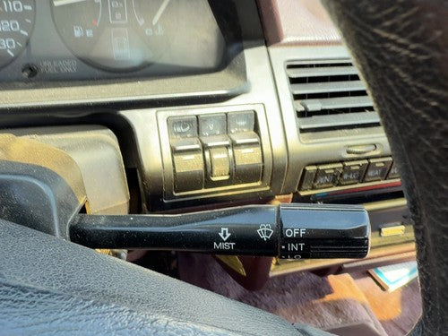 88-89 Accord Lx Turn Signal Switch Windshield Wiper Column Control Lever Maroon