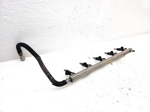 2012-2014 Vw Passat Complete Fuel Rail With Injectors Set Loaded Oem 2.5L