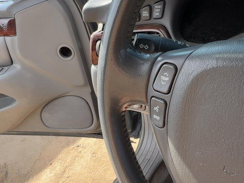 2002-2004 Cadillac Seville Steering Wheel Oem With Leather Dark Gray 145