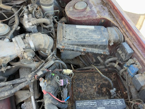 85-88 Maxima Complete Air Intake Cleaner Filter Box Housing With Tube Oem 3.0L