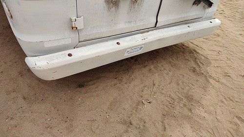 1971-1977 Dodge Van B200 Rear Bumper Assembly Oem Back White 02959531