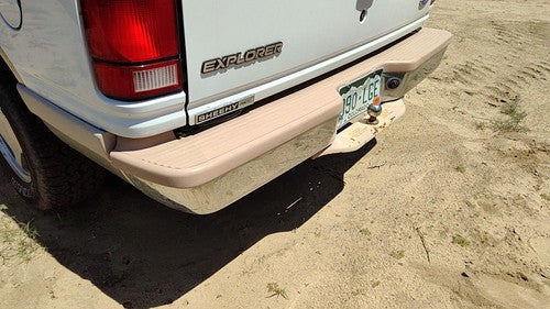 1991-1994 Ford Explorer Rear Bumper Assembly With Brackets Oem White F2tz17906j