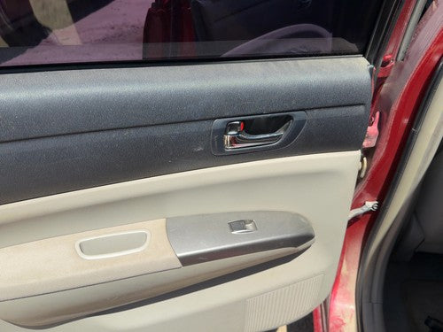 06-09 Prius Driver Left Rear Door Trim Panel With Switches Back Cloth Inner Bisq