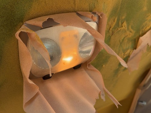 91-94 Ford Explorer 2 Dr Rear Dome Light Assembly OEM Tan