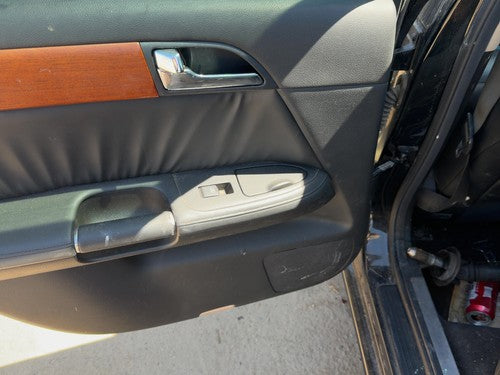 06-07 M35X Driver Left Rear Door Trim Panel With Switches Back Wood Graphite