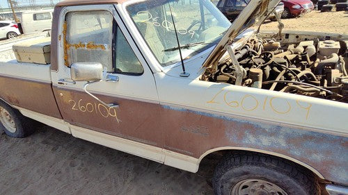 87-91 Ford F150 Passenger Right A Pillar Trim Windshield Post Panel Oem Brown