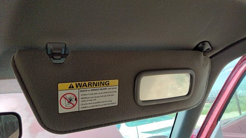 1989-2006 Mazda B2500 Passenger Right Sun Visor Oem Gray V2