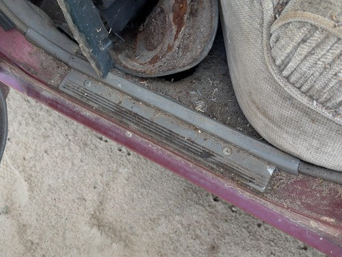 1985-1988 Nissan Maxima Sedan Driver Left Rear Sill Step Trim Plate OEM