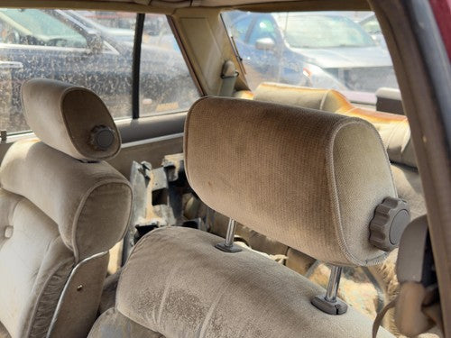 87 Nissan Maxima Pair Of Front Headrests Oem Left Right Set Seat 4Dr Sedan Gray