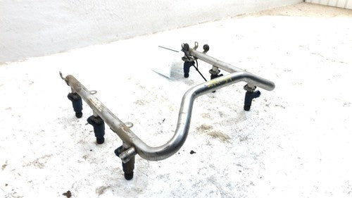 2001-2003 Mercedes Ml320 Complete Fuel Rail With Injectors Set Loaded Oem 3.2L