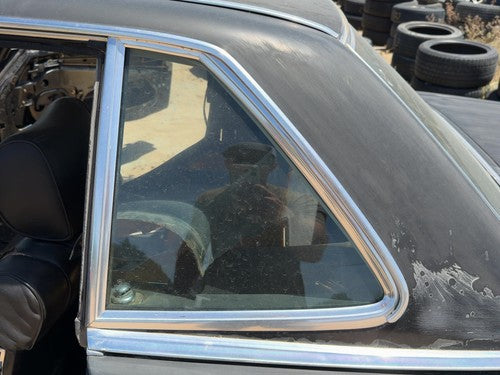 1980 Mercedes 450SL 107 Roadster Driver Left Rear Quarter Glass Back Side Window