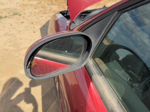 00-07 Taurus Driver Left Power Side Mirror Door Mounted Oem Without Heat Red