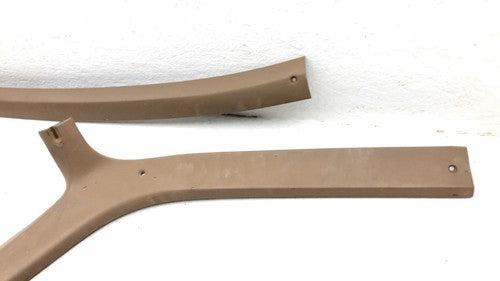 1987-1991 Ford F150 A Pillar Trim Panel Pair Set Left Right Tan Oem