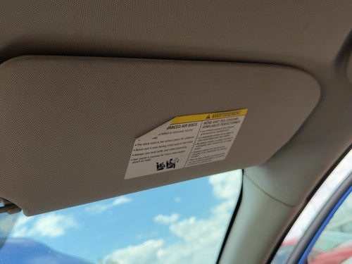 2011-2012 Nissan Sentra Passenger Right Sun Visor Oem Sunroof Charcoal X
