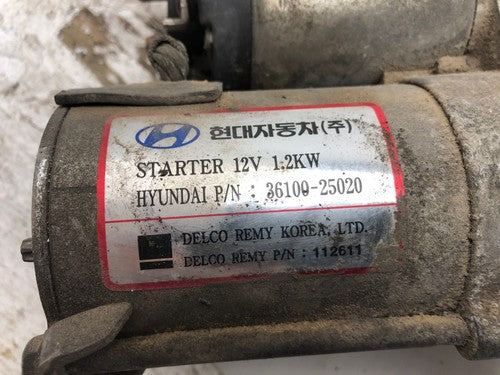 2006-2010 Kia Optima Starter Motor 2.4L 3610025020Rm