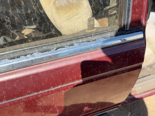 85-88 Nissan Maxima Passenger Right Rear Moulding From Door Oem Back 4Dr Sedan