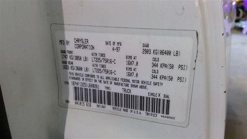 1997 Dodge Ram 1500 Wiring Pigtails Set For Steering Column Repair Wiring Plugs