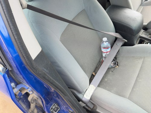 10-12 Sentra Passenger Right Front Seat Belt Retractor Shoulder 2.0L Cloth Charc