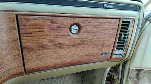 1977-1984 Cadillac Deville Glove Box Assembly Complete Door With Latch Oem