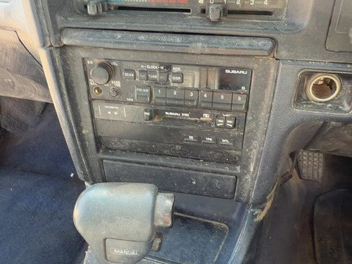 1992-1994 Subaru Legacy Rhd Trim Bezel Around Radio Surround Dash Panel Oem Gray