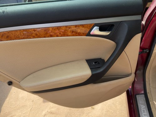 2004-2006 Acura Tl Driver Left Rear Door Trim Panel With Switches Back Tan C