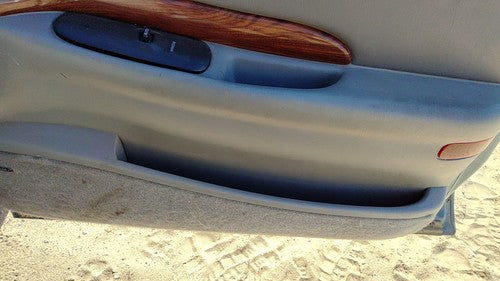 00-01 Lesabre Buick Passenger Right Front Door Trim Panel With Switches Gray 17B