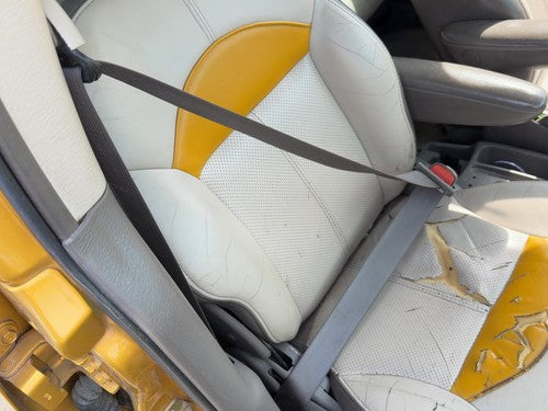 01-05 Pt Cruiser Passenger Front Seat Belt Retractor Shoulder Taupe/Beige Fl