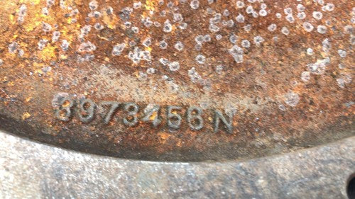 67-81 Camaro Flywheel Manual Trans 3973456N 168 Tooth Date Code H 13 1 11 Clutch
