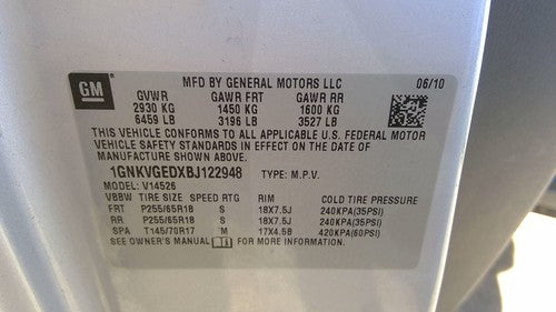 2011 Chevy Traverse Thermostat Housing Assembly Oem 3.6L