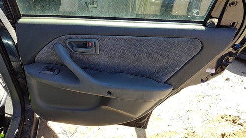 99-01 Camry Passenger Right Rear Door Trim Panel With Switches Back Gray 10