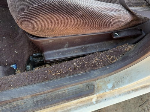 1988-1989 Honda Accord Lx Driver Left Side Seat Trim Panel Oem Maroon