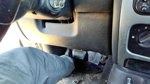 2004 Jeep Liberty Lower Dash Under Column Knee Bolster Trim Panel Oem Gray Dv
