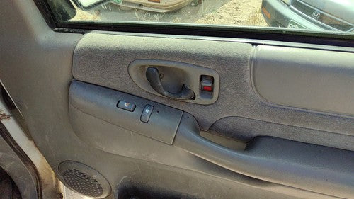 1998-01 S10 Blazer Passenger Right Front Door Trim Panel With Switches Gray 92H