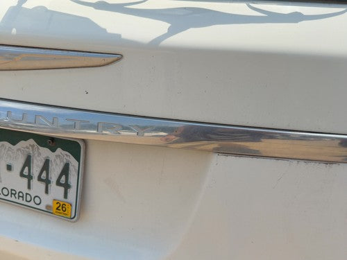 12 Town & Country License Plate Trim Surround Panel Oem Tail Hatch Chrome