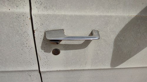 1974 Dodge Van B200 Passenger Right Front Outside Door Handle Oem White