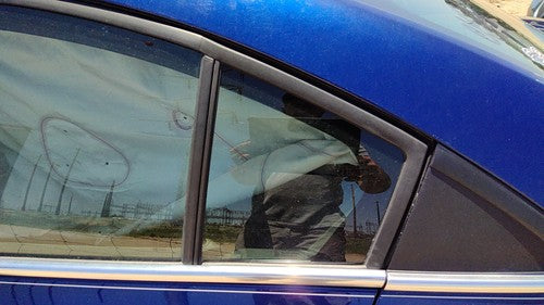 2013-2014 Chevy Cruze Driver Left Rear Vent Window Back Door Glass With Frame