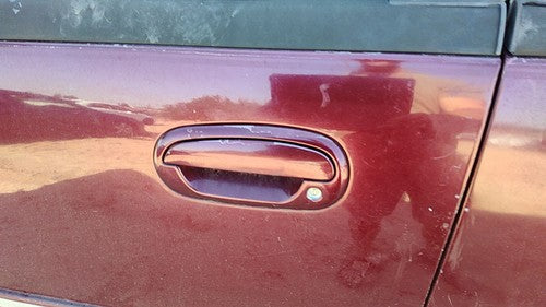 1997-2002 Ford Expedition Driver Left Front Outside Door Handle Oem Maroon Jl