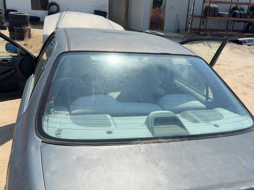 1996-1998 Honda Civic Back Glass Rear Window Oem 4812285