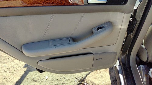 2002-2004 Audi A6 Driver Left Rear Door Trim Panel With Switches Back Tan