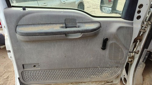 99-01 F250 Super Duty Driver Left Front Door Trim Panel With Master Switch Gray