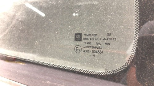 2005-10 Chevy Cobalt Ss Passenger Right Rear Quarter Glass Back Side Window Oem